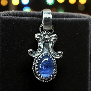 Tanzanite Sterling Silver Small Pendant.  $60