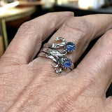 Tanzanite Sterling Silver Ring size 9.     $70