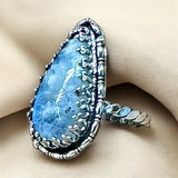 Rainbow Moonstone Sterling Silver Ring SIZED TO ORDER    $60