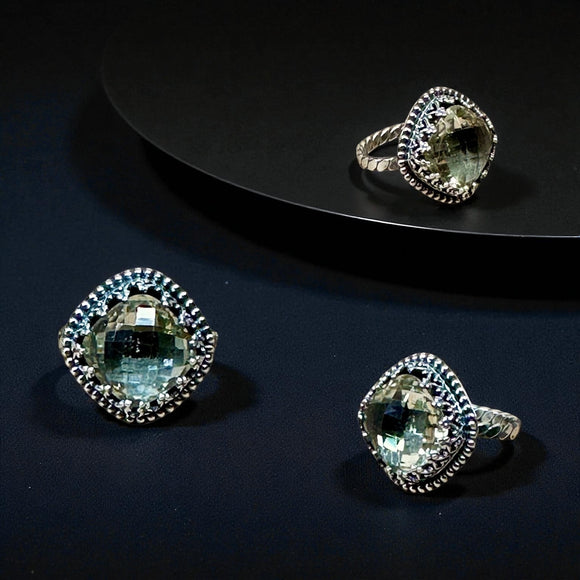 Citrine Sterling Silver Ring SIZED TO ORDER      $65