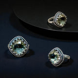 Citrine Sterling Silver Ring SIZED TO ORDER      $65