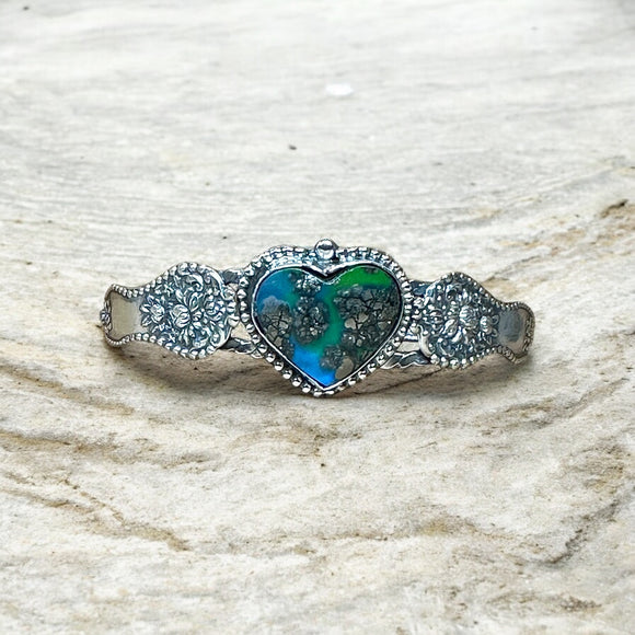 Nipomo Marcasite Sterling Silver Cuff Bracelet.    $90