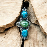 Turquoise Sterling Silver Ring SIZED TO ORDER.     $75