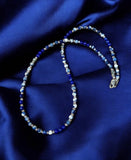Sodalite and Lapis Lazuli Gemstone Necklace     $30