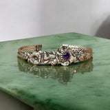 Tanzanite Sterling Silver Cuff Bracelet.    $80