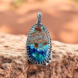 Shattuckite Sterling Silver Pendant    $80