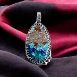 Shattuckite Sterling Silver Pendant    $80