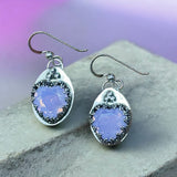 Lavender Moon quartz Heart discount Pendant and Earring Set.   $120