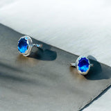 Blue Topaz Sterling Silver Ring SIZED TO ORDER.      $60