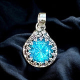 Pariba Tourmaline 10 Carat Sterling Silver Pendant.   $150