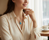 Pariba Tourmaline 10 Carat Sterling Silver Pendant.   $150