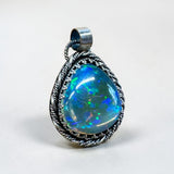 Ethiopian Wello Opal 21 Carat Sterling Silver Pendant.   $400