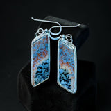Petrified Palm Root sterling silver earrings.   $50