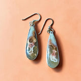 Agate sterling silver Earrings.  $50
