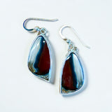 Agate Sterling Silver Earrings.  $55