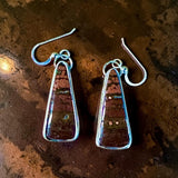 River Jasper Sterling Silver Earring.   $50
