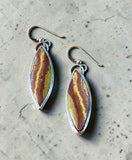 Agate Sterling Silver Earrings.  $50