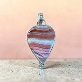 Colorful Agate sterling silver pendant.    $70