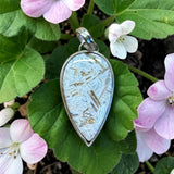 Agate sterling silver pendant     $70