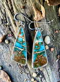 Jasper Sterling Silver Earrings.   $50