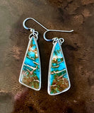 Jasper Sterling Silver Earrings.   $50