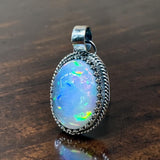 Ethiopian Opal 18.5 Carats Sterling Silver Pendant.    $400