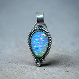Ethiopian Opal 4.5 Carats Sterling Silver Pendant.   $150