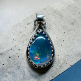 Ethiopian Opal 14.5 Carat Sterling Silver Pendant.   $300
