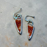 Agate Sterling Earrings.   $50