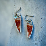 Agate Sterling Earrings.   $50