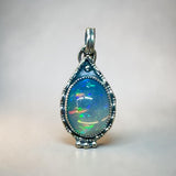 Ethiopian Opal 16.5.  Carat Sterling Silver Pendant.     $400