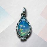 Ethiopian Opal 16.5.  Carat Sterling Silver Pendant.     $400