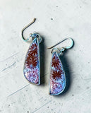 Fossilized Coral Sterling Silver Earrings.    $50