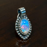 Ethiopian Opal 4 Carat Sterling Silver Pendant.    $125