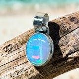 Ethiopian Opal Sterling Silver Pendant.   $125