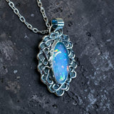 Reserved for Julie .  Custom 10 carat Ethiopian Opal pendant