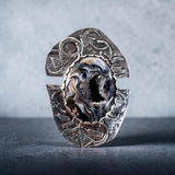 Agate Geode Sterling Silver Pendant.   $85