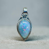 Ethiopian Opal 11 Carat Sterling Silver Pendant       $225