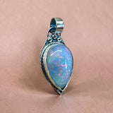 Ethiopian Opal 11 Carat Sterling Silver Pendant       $225
