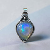 Ethiopian Opal 14 Carat Sterling Silver Pendant.     $250