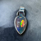 Ethiopian Opal Sterling Silver Pendant.   $80