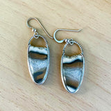 Agate Sterling Silver Earrings.    $50