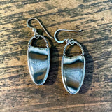 Agate Sterling Silver Earrings.    $50