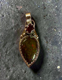 RESERVED FOR JULIE chocolate Opal 13.5 Sterling Silver Pendant