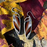 Agate Sterling Silver Earrings.    $50