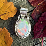 Ethiopian Opal 4.5 Carat Sterling Silver pendant       $150