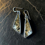 Tiger Dendritic Sterling Silver Earrings.   $50