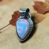 Ethiopian Opal 8 Carat Sterling Silver Pendant.     $200