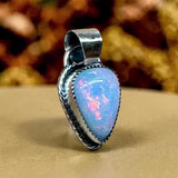 Ethiopian Opal 8 Carat Sterling Silver Pendant.     $200