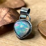 Ethiopian Opal 5.5 Carat Sterling Silver Pendant.   $140